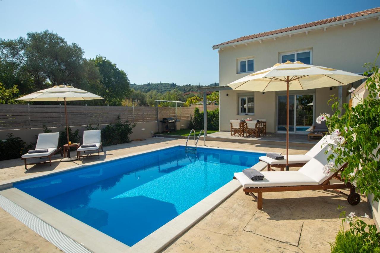 Grappolo Lefkada Villas - Villa Vertzami Just 2 Km From Lefkada Town Apolpaina Luaran gambar
