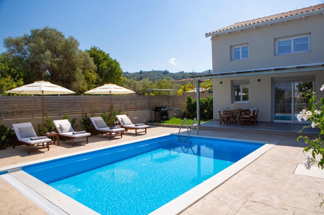 Grappolo Lefkada Villas - Villa Vertzami Just 2 Km From Lefkada Town Apolpaina Luaran gambar
