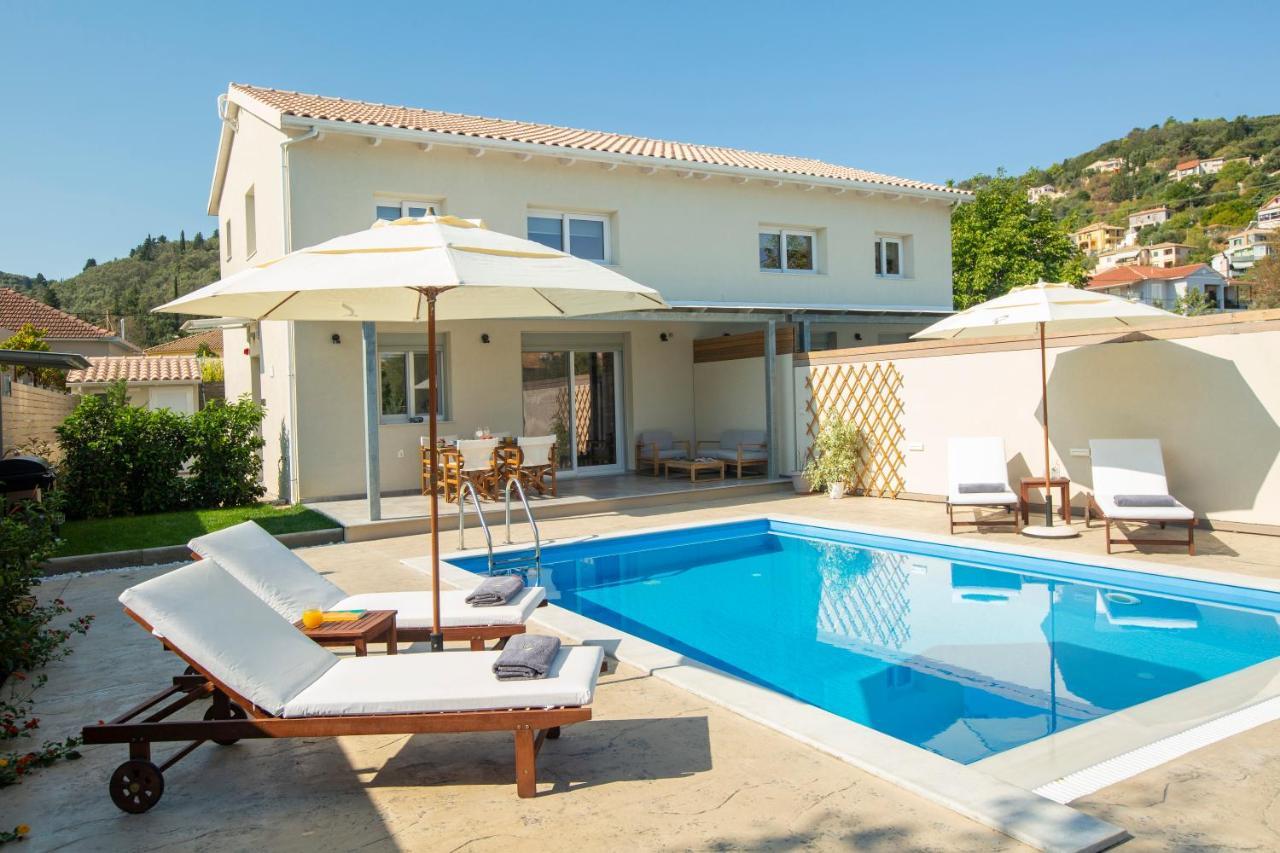 Grappolo Lefkada Villas - Villa Vertzami Just 2 Km From Lefkada Town Apolpaina Luaran gambar
