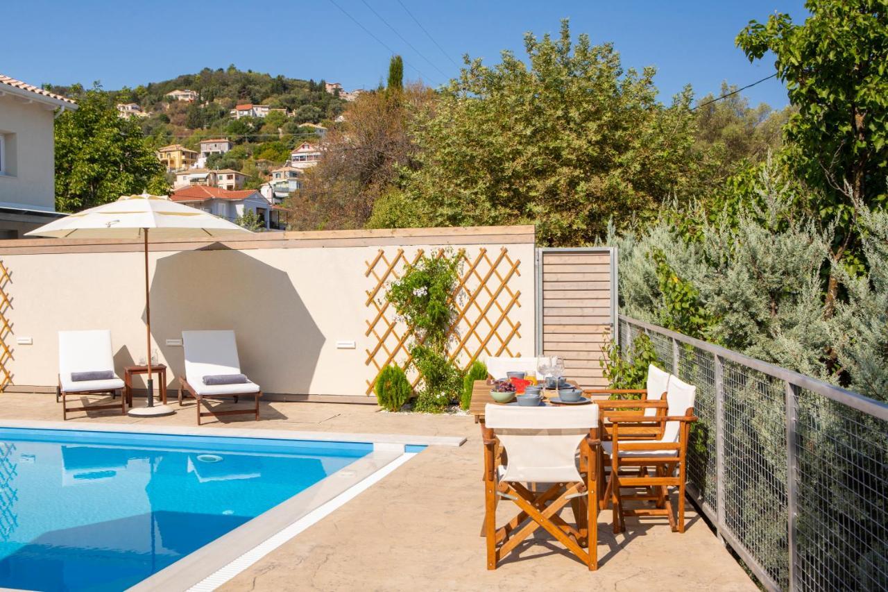Grappolo Lefkada Villas - Villa Vertzami Just 2 Km From Lefkada Town Apolpaina Luaran gambar